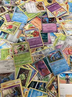 Pokemon TCG Bulk 4LB Mixed Lot 2 Tins of Cards | Incl. V EX & Other Holo Cards - Image 5