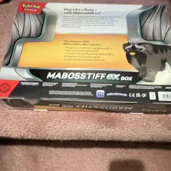 Pokemon Mabosstiff ex Box Promo Oversized Booster Card Game English 2024 - Image 2