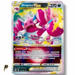 Drapion VSTAR 119/196 - Lost Origin Full Art Ultra Rare Holo Pokemon Card NM - Image 1