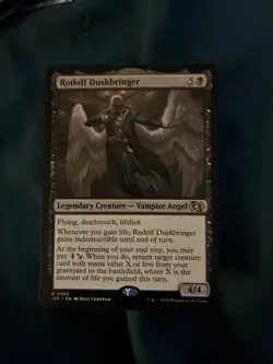 NM Rodolf Duskbringer, MTG, Foundations Jumpstart, Magic the Gathering, 482 - Image 1