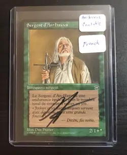 MTG French H/L Sergeant d’An-havva (An-havva Constable) Rare Signed Dan Frazier - Image 2