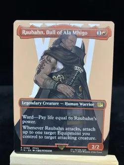 Raubahn, Bull of Ala Mhigo (FIN-388) Foil - FINAL FANTASY (Borderless) Near Mi - Image 1