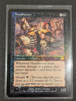 Headhunter - FOIL - Onslaught - NM - MTG - Magic the Gathering - Black - Image 1