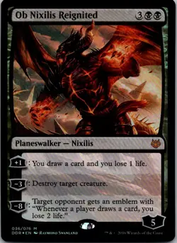 Ob Nixilis Reignited 36 Foil Duel Decks: Nissa vs. Ob Nixilis MTG NM - Image 1
