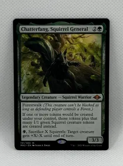 Chatterfang, Squirrel General #151 (NM) Modern Horizons 2 MH2 Magic MTG - Image 1