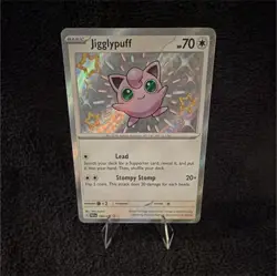 Pokemon TCG Jigglypuff SV: Paldean Fates Shiny Rare Holo Basic 198/091 70 HP - Image 1