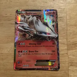 Pokemon TCG Reshiram EX Legendary Treasures Holo Card 29/113 Rare LP Condition - Image 1