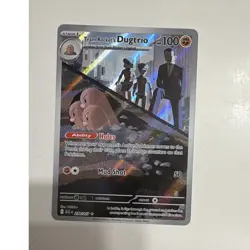 Pokemon Company Team Rocket's Dugtrio 239/217 Team Rocket Holo Rare EN 100HP - Image 1