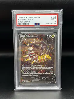 Pokemon Giratina V Alt Art Lost Origin 186/196 PSA 9 - Image 1