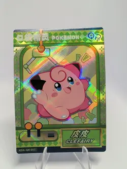 Clefairy QR KDJL-QR-017 Eif Baby Chinese Pokemon Card - Image 1
