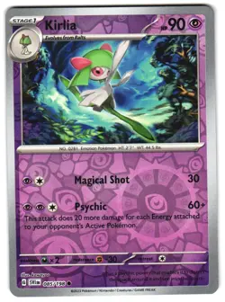 Kirlia 085/198 Reverse Holo SV01: Scarlet & Violet Base Set Pokemon TCG - Image 1