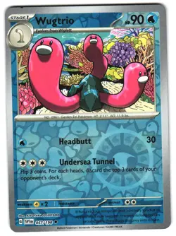 Wugtrio 057/198 Reverse Holo SV01: Scarlet & Violet Base Set Pokemon TCG - Image 1