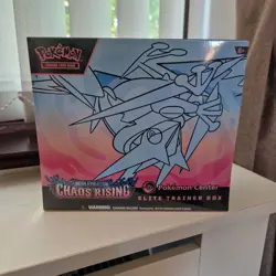 Pokemon TCG Chaos Rising Pokemon Center ETB Elite Trainer Box - New & Sealed - Image 1
