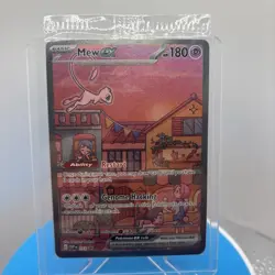 Mew ex SVP 053 Pokemon TCG Scarlet Violet 151 Black Star Promo Full Art SEALED - Image 1