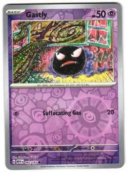 Gastly 092/165 Reverse Holo SV: Scarlet & Violet 151 Pokemon TCG - Image 1