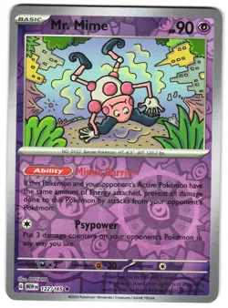 Mr. Mime 122/165 Reverse Holo SV: Scarlet & Violet 151 Pokemon TCG - Image 1