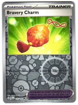 Bravery Charm 173/193 Reverse Holo SV02: Paldea Evolved Pokemon TCG - Image 1