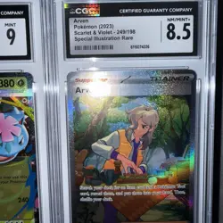 5 POKEMON SLAB LOT CGC 9.5-8.5 Mega Venusaur ex Promo Joltik IR Arven SIR Raikou - Image 5