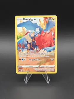 Druddigon Trainer Gallery Holo Ultra Rare TG09/TG30 Silver Tempest EN 120HP - Image 1
