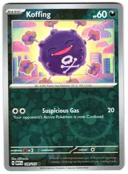 Koffing 109/165 Reverse Holo SV: Scarlet & Violet 151 Pokemon TCG - Image 1