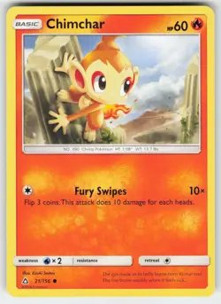 Chimchar 21/156 Common Ultra Prism Pokemon Near Mint - Image 1