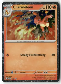 Charmeleon 012/094 Mega Evolutions Black Star Promo Pokemon NM - Image 1
