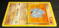 Rhyhorn 61/64 Common 1st Edition Jungle Vintage 1999 Pokemon TCG MP - Image 3
