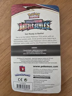 Pokemon TCG Battle Styles Corviknight Checklane Blister Booster Pack Sealed - Image 2