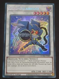 Gerumpelkrieger BLMM-DE009 Chibi Secret Rare Mayhem Deutsch NM YUGIOH - Image 1
