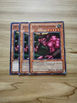 Yu-Gi-Oh! - Lava Battleguard 3X - Complete Playset - Image 1