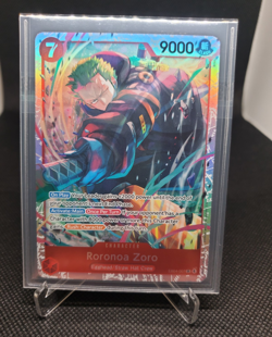 Bandai One Piece Card Game Roronoa Zoro EB04-007 SR Holo 9000 EN - Image 1