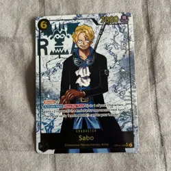 Op13-120 Sec Alt Sabo One Piece Card Game NM+ Foil English - Image 1