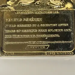 Pokemon 23K Gold Plated Mewtwo Trading Card 1999 Burger King Limited Edition - Image 3