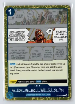 Follow...Me...and...I Will Guide You #OP10-059 Royal Blood Foil One Piece - Image 1