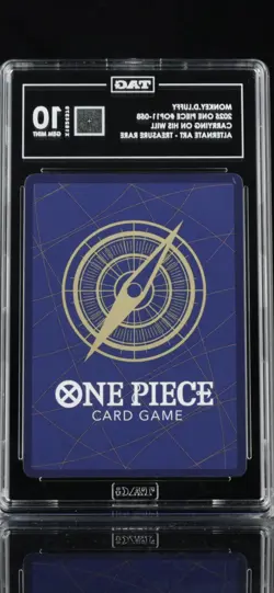 MONKEY.D.LUFFY ONE PIECE #OP11-058 CARRYING ON HIS WILL ALT ART - TAG 10 - Image 2
