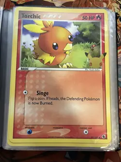 Incomplete Pokemon First Partner 25th Anniversary JUMBO Cards Set With Binder - Image 4