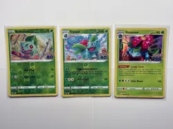 Pokemon Card Lot - Pokemon Go Venusaur, Ivysaur, Bulbasaur NM - A106 - Image 1