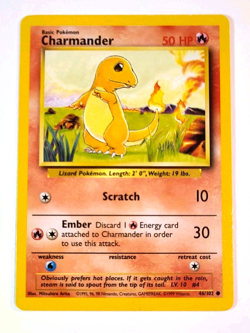 Vintage Pokemon Card - 1999 Pokemon TCG Base Set Charmander 46/102 - Image 1