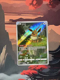 Pokemon TCG Exclusive Chinese Gem Vol.2 Eevee CBB2C 01 15 Holo Card - Image 1