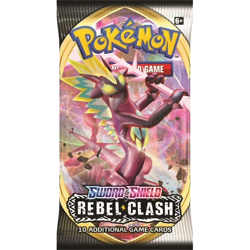 Pokemon SWSH Rebel Clash Booster Pack - 10 Cards / Pack - Random Art - SEALED - Image 1