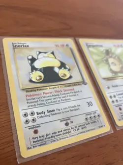 Jungle Non-Holo Rare Pokemon Card Lot Snorlax Kangaskhan Wigglytuff 1999 WOTC - Image 2