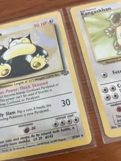 Jungle Non-Holo Rare Pokemon Card Lot Snorlax Kangaskhan Wigglytuff 1999 WOTC - Image 3