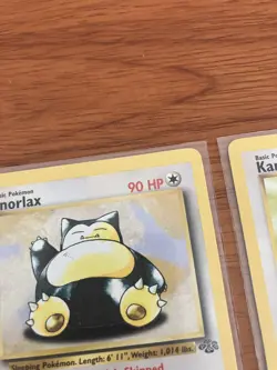 Jungle Non-Holo Rare Pokemon Card Lot Snorlax Kangaskhan Wigglytuff 1999 WOTC - Image 5
