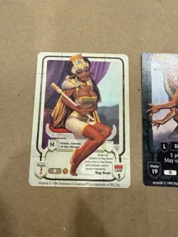 Lot Of 2 Cards Ishtar, Queen of the Heap & Dragon Wing Lord - Guardians CCG - Image 2
