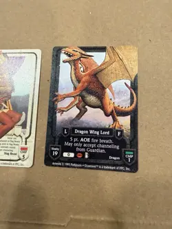 Lot Of 2 Cards Ishtar, Queen of the Heap & Dragon Wing Lord - Guardians CCG - Image 3