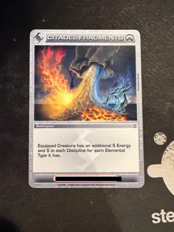 Citadel Fragments - Chaotic Card - Alliances Unraveled Battlegear - Image 1