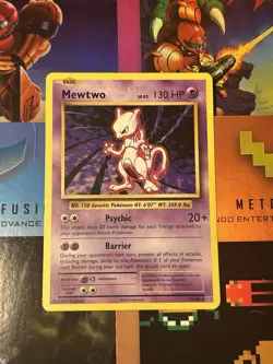 Mewtwo 51/108 Non-Holo Rare XY Evolutions 2016 Pokemon Card MP - Image 1