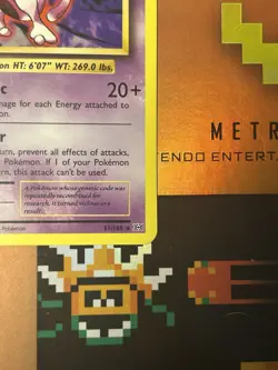 Mewtwo 51/108 Non-Holo Rare XY Evolutions 2016 Pokemon Card MP - Image 4
