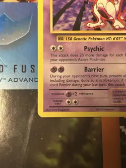 Mewtwo 51/108 Non-Holo Rare XY Evolutions 2016 Pokemon Card MP - Image 5