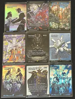 Final Fantasy MTG Through The Ages 9 Card Lot Showcase FCA Hugo Golbez Endwalker - Image 1